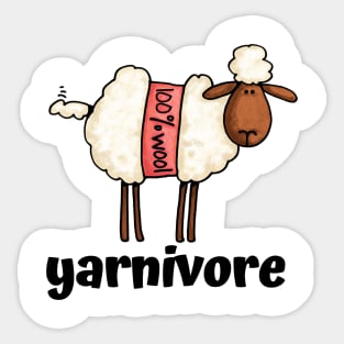 Yarnivore Sticker